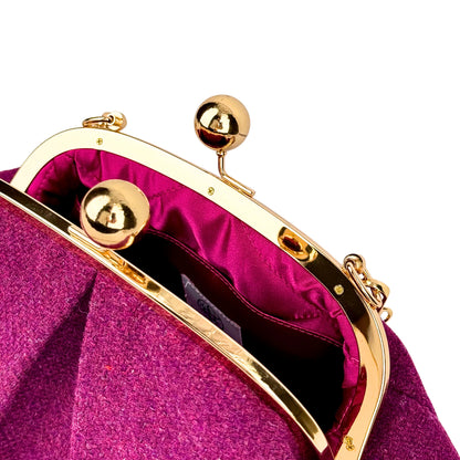 Purple Wool Bag