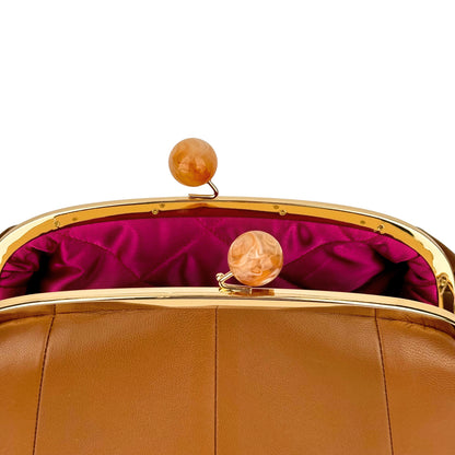 Caramel Leather Bag L