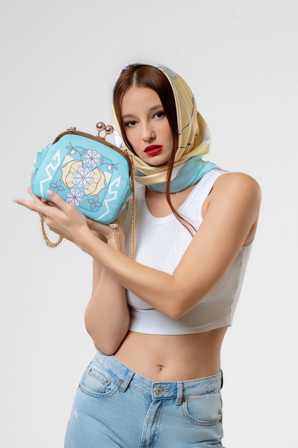 Lemon CLutch Bag