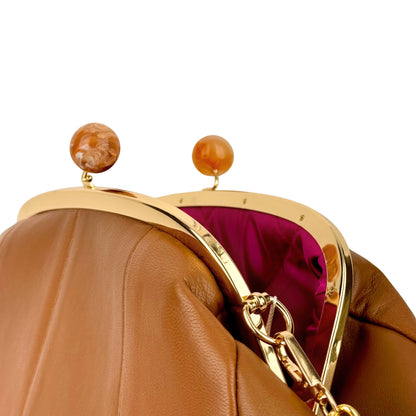 Caramel Leather Bag L