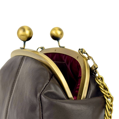 Dark Brown Leather Bag