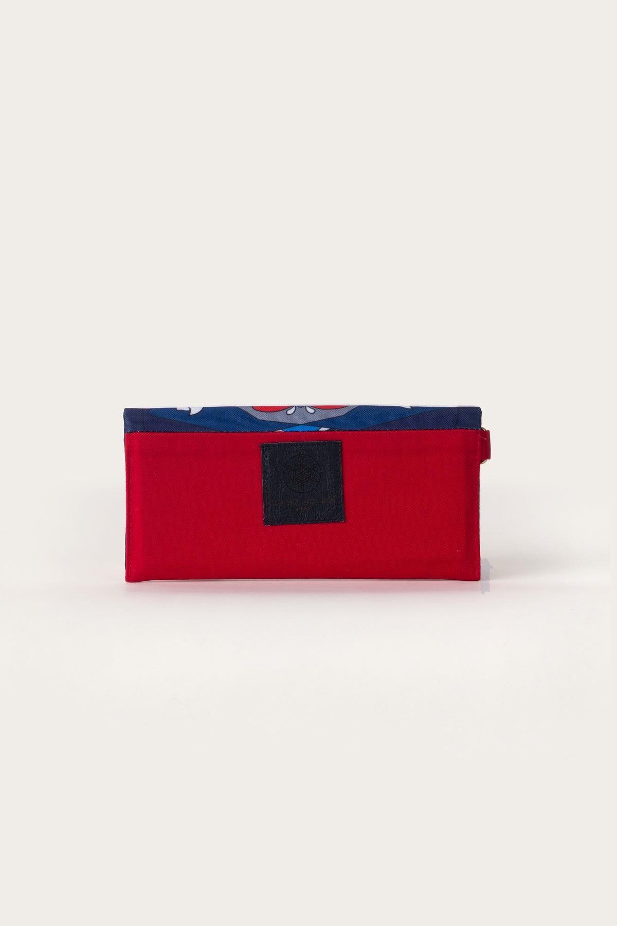 Navy Orchid Wallet