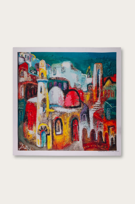 Morning in Old City Scarf