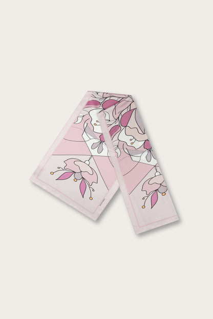 Pink Orchid Neck Scarf