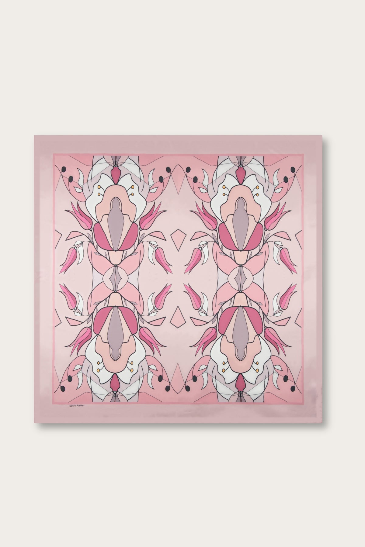 Pink Orchid Scarf
