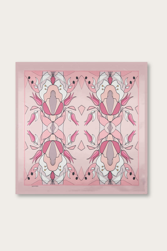 Pink Orchid Scarf