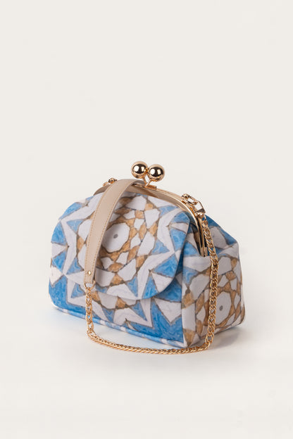 Azure Clutch Bag