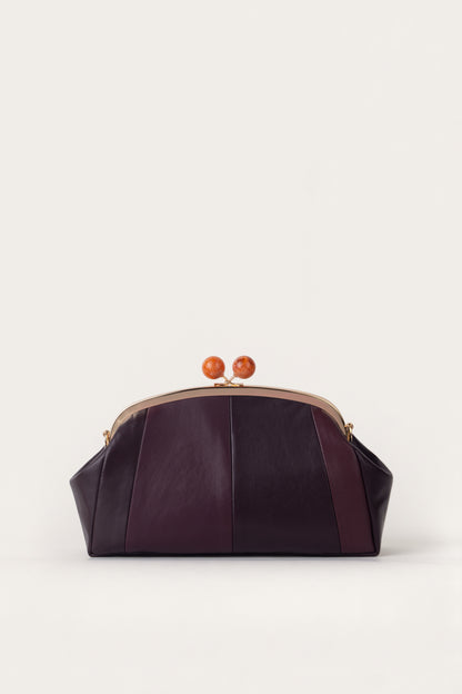 Brown Leather Clutch