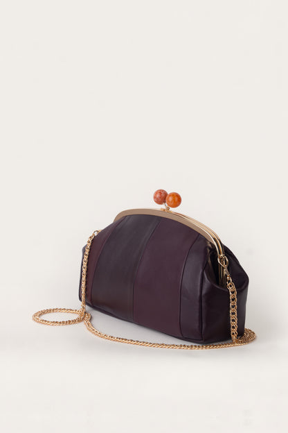 Brown Leather Clutch