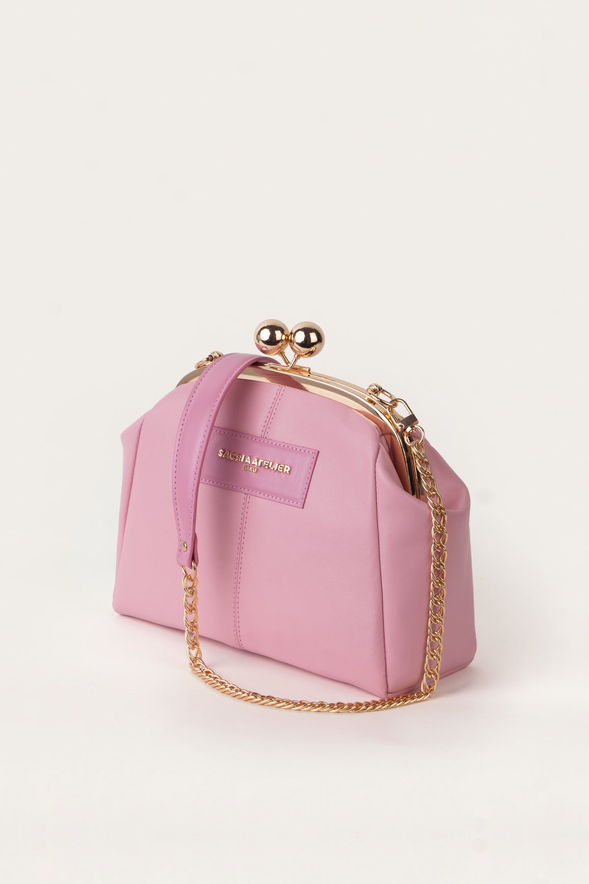 Pink Leather Bag
