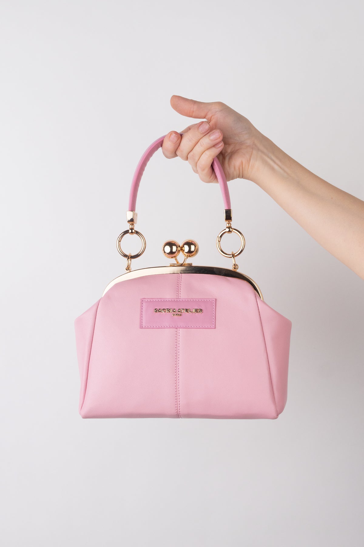 Pink Leather Bag