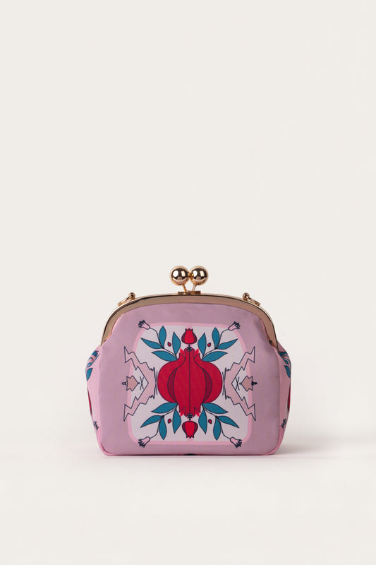 Pomegranate Clutch Bag