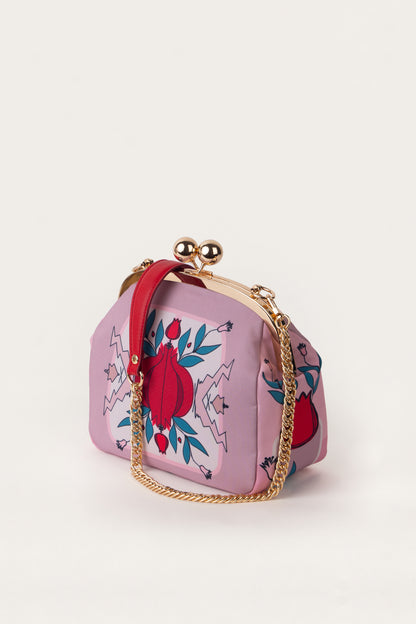 Pomegranate Clutch Bag