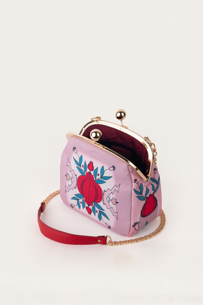 Pomegranate Clutch Bag