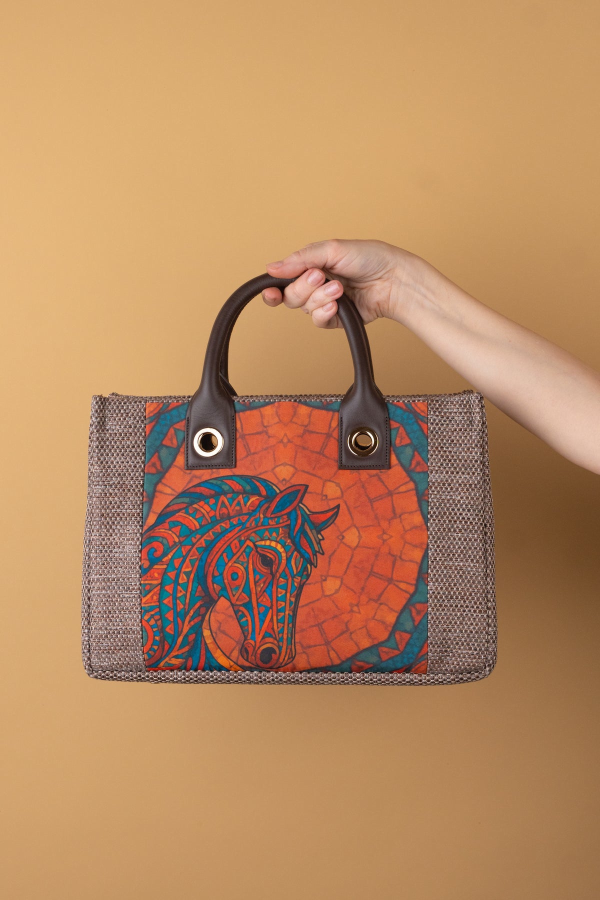 Sunset Horse Tote Bag