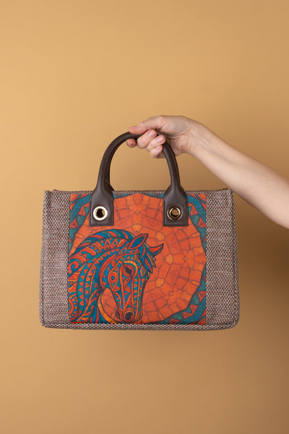 Sunset Horse Tote Bag