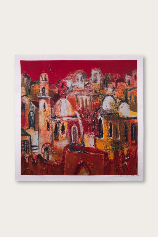 Sunset in Old City Scarf