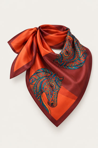 Sunset Horse Scarf