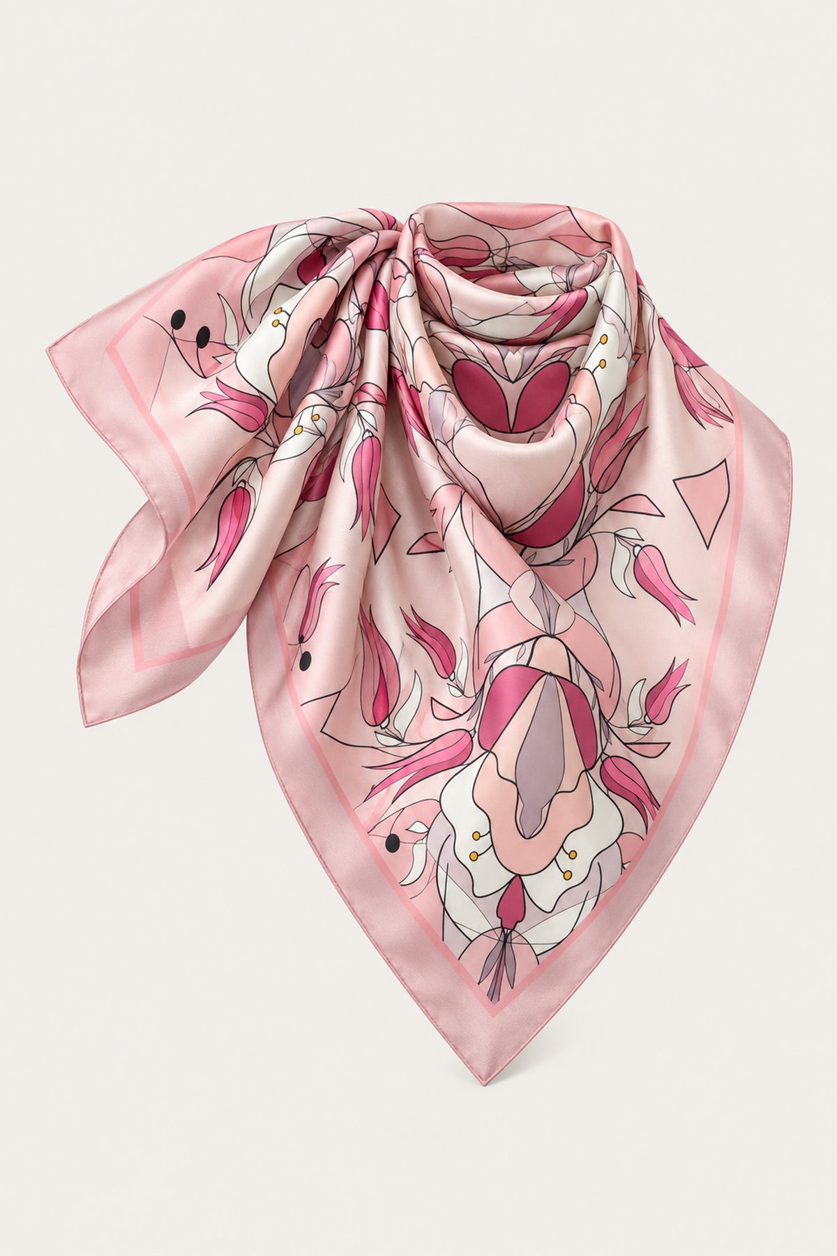 Pink Orchid Scarf
